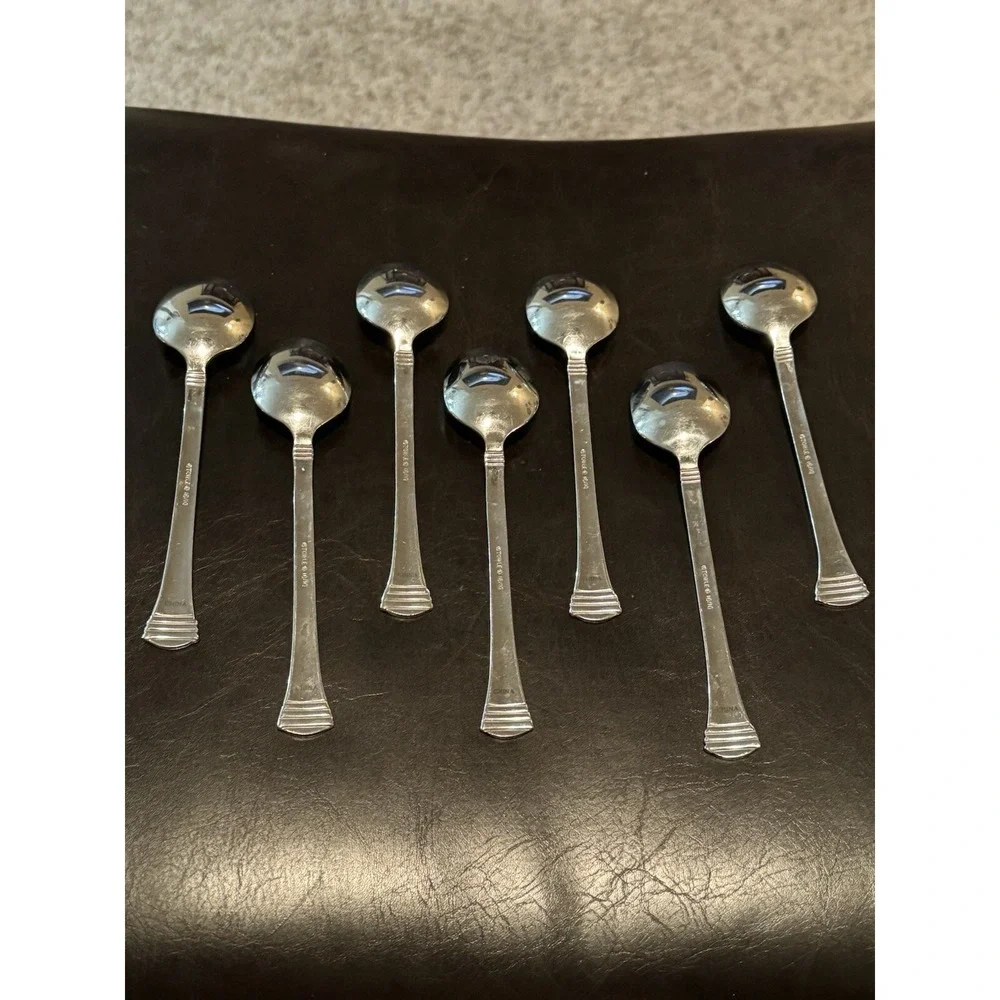 Towle Beaded Classique Flatware Teaspoon (Set of 7)‎ FW17